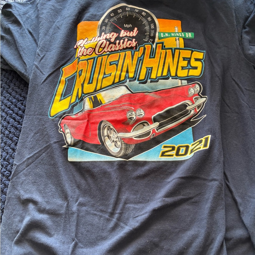 5/25$ or 10/40$ 

Woodward Cruise Navy Tee